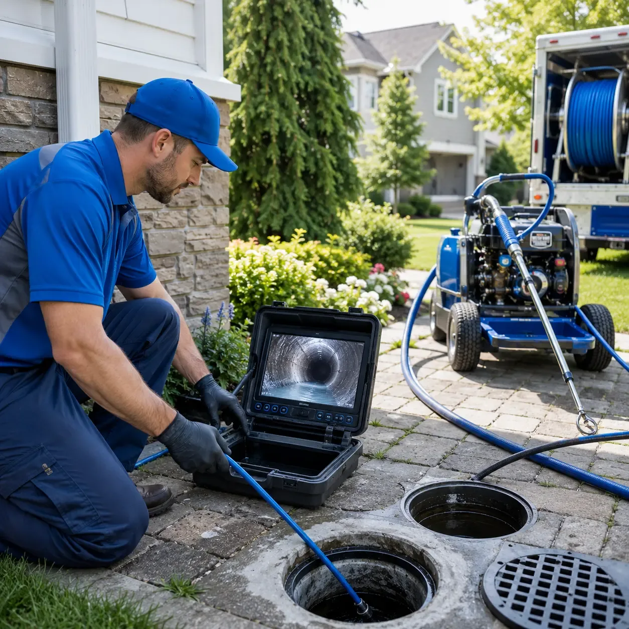Outdoor drain cleaning professionals serving Anson, TX
